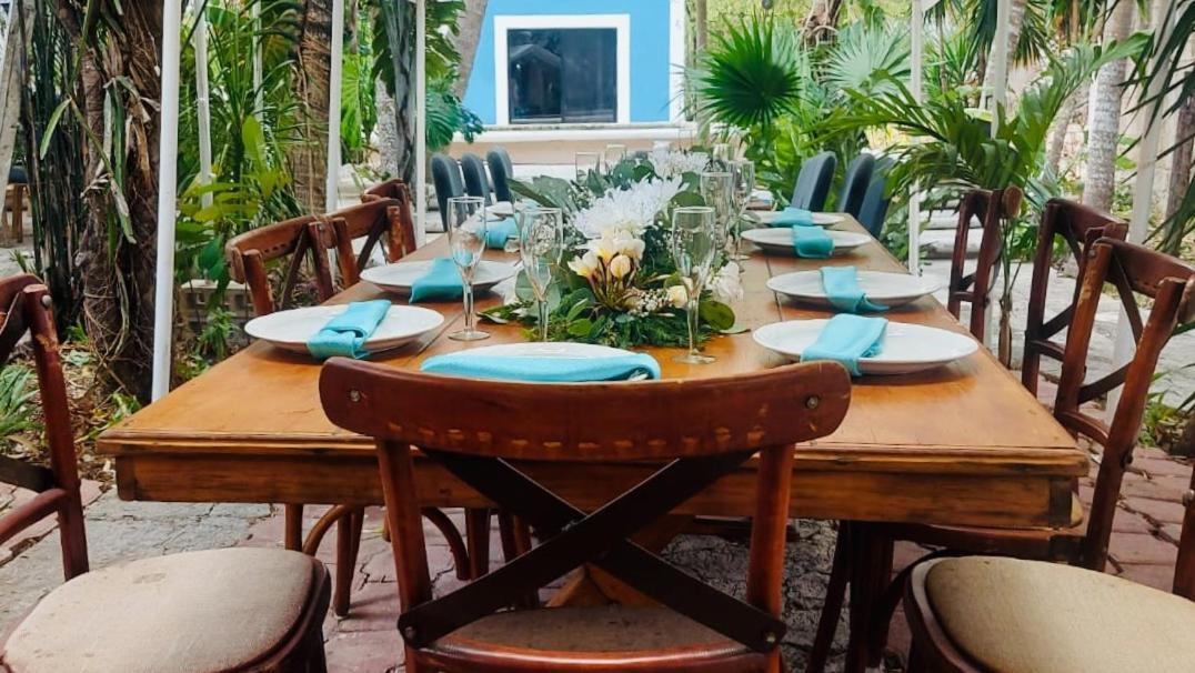 Hostal Y Camping Villa Mercedes Tizimin Bagian luar foto
