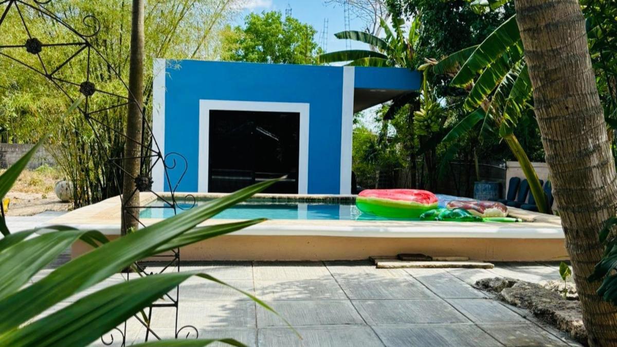 Hostal Y Camping Villa Mercedes Tizimin Bagian luar foto